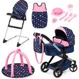 Bayer Dolls pram Xeo deluxe set (17016AD)