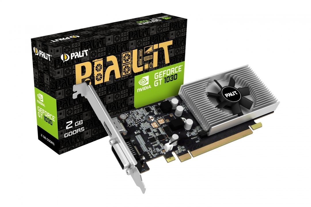 Palit GeForce GTX 10 Series GT 1030 Grafikkarte (2 GB, GDDR4)