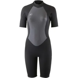 O'Neill Damen Reactor II 2 mm Achterkant Zip Spring Wetsuit, Schwarz, 6 EU