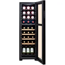 Klarstein Bovella 27 Duo+ Zweizonen-Weinkühlschrank 74l 27 Fl. Glastür