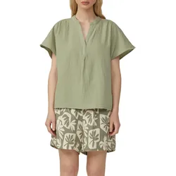 QS Kurzarmbluse, aus Musselin QS KHAKI 40