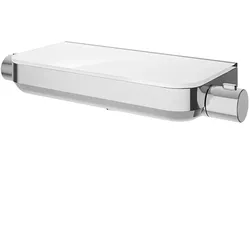 HSK Aufputz Duschthermostat AquaTray, Sicherheits-Duschthermostat mit Ablage