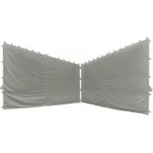 Siena Garden Seitenteile für Pavillon Berlino 2 Stück 4,00 x 2,56 m Grau