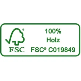 Schöner Wohnen Gardinenstange "Set Mira 1-Lauf Ø 25 mm", braun, B:160cm Ø:25mm, Holzwerkstoff, SCHÖNER WOHNEN-KOLLEKTION, Gardinenstangen, mit Bohren, verschraubt, Wandmontage Gardinenstangen Set Mira Ø 25 mm