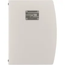 SecurIT® Securit Rio A4-Speisekarten-Mappe mit einem doppelseitigen Einleger, weiß
