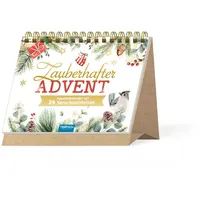 Trötsch Verlag Trötsch Adventskalender zum Aufstellen Zauberhafter Advent - Adventskalender mit 24 Spruchweisheiten