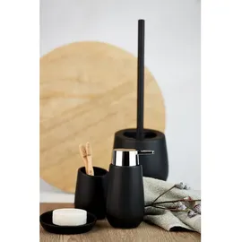 Wenko WC-Bürstengarnitur Badi Schwarz (23654800)