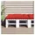 vidaXL Palettenkissen 120 x 80 x 12 cm rot 1 St.