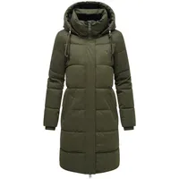 Navahoo Wintermantel "Wintertanz 14", Damen, Gr. XXXL(46), grün (olivgrün), Obermaterial: 45% Polyester, 45% Baumwolle, 10% Nylon. Innenfutter: 100% Polyester. Wattierung: 100% Polyester.