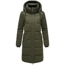 Navahoo Wintermantel "Wintertanz 14", Damen, Gr. XXXL(46), grün (olivgrün), Obermaterial: 45% Polyester, 45% Baumwolle, 10% Nylon. Innenfutter: 100% Polyester. Wattierung: 100% Polyester.
