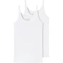 SCHIESSER 2P 95-5 Organic Cotton Top Weiß Baumwolle 40