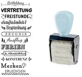 Preisvergleich Produktbild "trodat Kreativstempel-Set Creative Mini \"Schulplaner\""