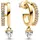 Pandora Creolen Hängendes Herz gold 263685C01 onesize