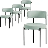 Ml-Design Esszimmerstühle, Grün, Metall, 4-Sitzer, 53x78x50 cm, Esszimmer, Stühle, Esszimmerstühle, Vierfußstühle