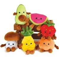 JEMINI Fruity's Kiste mit 6 Obst-und Gemüsesorten +/-17 cm,