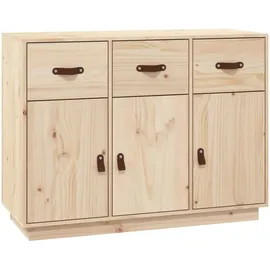 vidaXL Sideboard 100x40x75 cm Massivholz Kiefer