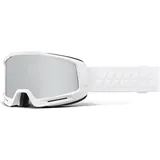 100% Okan Skibrille (Größe One Size, weiss)