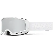 100% Okan Skibrille (Größe One Size, weiss)