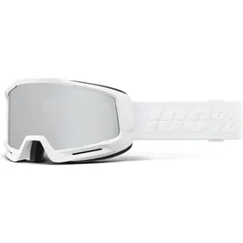 100% Okan Skibrille (Größe One Size, weiss)