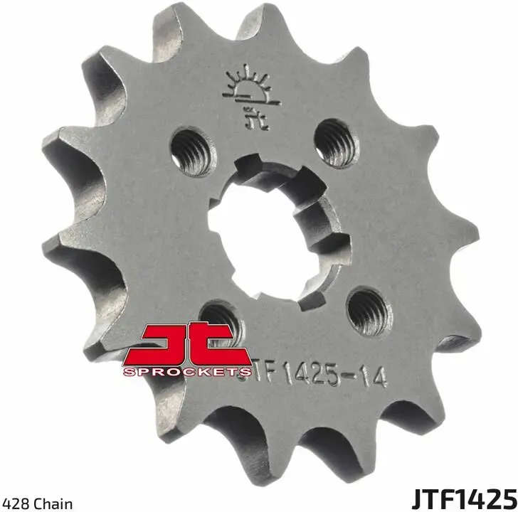 JT SPROCKETS Tandwiel 13 tanden standaard staal niet 428 type 1425