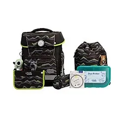 School Mood Champion Maxx Pro Finn Raubkatze 7-tlg. Schulranzenset