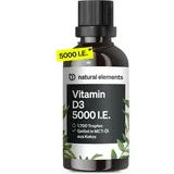 natural elements Vitamin D3 5000 I.E. Tropfen 50 ml