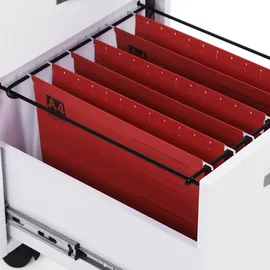 VASAGLE Rollcontainer 40 cm x 54,4 cm x 43,8 cm weiß