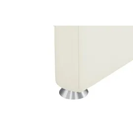 HIMOLLA Fernsehsessel 6001 Leder 81 x 98 x 86 cm Creme mit Kopfteil