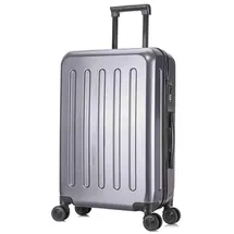 InterGo Trolley Grau L Reisen mit 4 Rollen und TSA Schloss