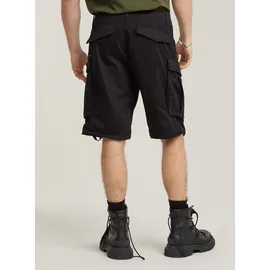 G-Star Rovic Zip Relaxed 1/2 , kurz, Premium Mico Stretch, einfarbig schwarz, 31W