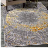 Mazovia Designteppich Modern Teppich für Wohnzimmer, Schlafzimmer, Esszimmer, 160 x 230 cm, Kurzflor, Abstrakt grau 160 x 230 cm