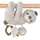 Fehn Lazy, Crazy & Pink, Activity-Faultier grau
