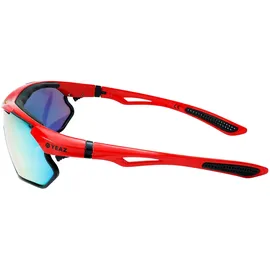 YEAZ Sportbrille SUNRAY rot/schwarz/rot