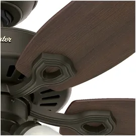 Hunter Builder Plus 132 cm Deckenventilator neu bronze mit Licht