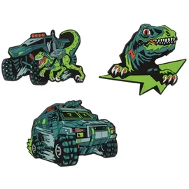Scout Schulranzen LED Sunny II Set 5-teilig Dino Hunter