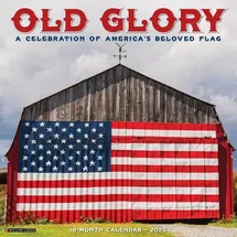 Willow Creek Press Old Glory 2025 12 X 12 Wall Calendar von Willow Creek Press / Willow Creek Press / Kalender