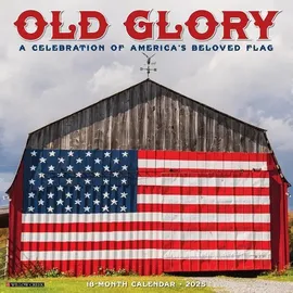 Willow Creek Press Old Glory 2025 12 X 12 Wall Calendar von Willow Creek Press / Willow Creek Press / Kalender