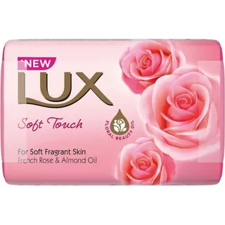 LUX Soft Touch Stück Seife sanft duftend mit französische Rosen und Mandelöl 80g
