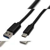 CAPTIVA USB-A auf USB-C 3 m Schwarz