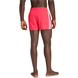 adidas 3-Streifen Badeshorts Solar Turbo/White M