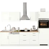 kochstation KS-Stockholm Küchenzeile 280 x 60 x 0 cm weiß