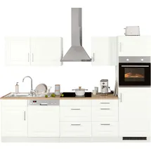 kochstation KS-Stockholm Küchenzeile 280 x 60 x 0 cm weiß