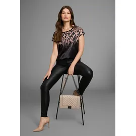 LAURA SCOTT LAURA SCOTT, Damen, Gr. 46, schwarz, animal, Web, Obermaterial: 100% Polyester.