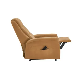 Hukla Fernsehsessel Dean Mikrofaser 70 x 105 x 88 cm Gelb elektrisch