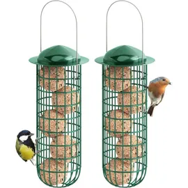 luxuskollektion Meisenknödelhalter Metall Eisen Vogelfutterhaus zum Aufhängen 26cm