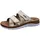 ROHDE Damen Pantolette mit Blumendruck und Lederdecksohle Baviera 1302, Größe:41 EU,