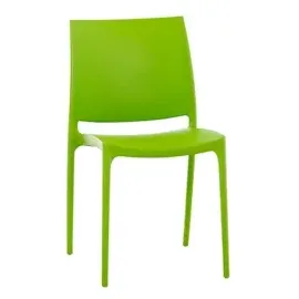CLP Maya Gartenstuhl-Set 44 x 50 x 81 cm grün 2 St.