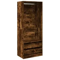VidaXL Kleiderschrank Räuchereiche 80x50x200 cm Holzwerkstoffs