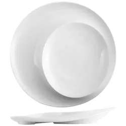 Weißes Porzellan hotellerie Auswahl Teller 30,8x4,5h cm