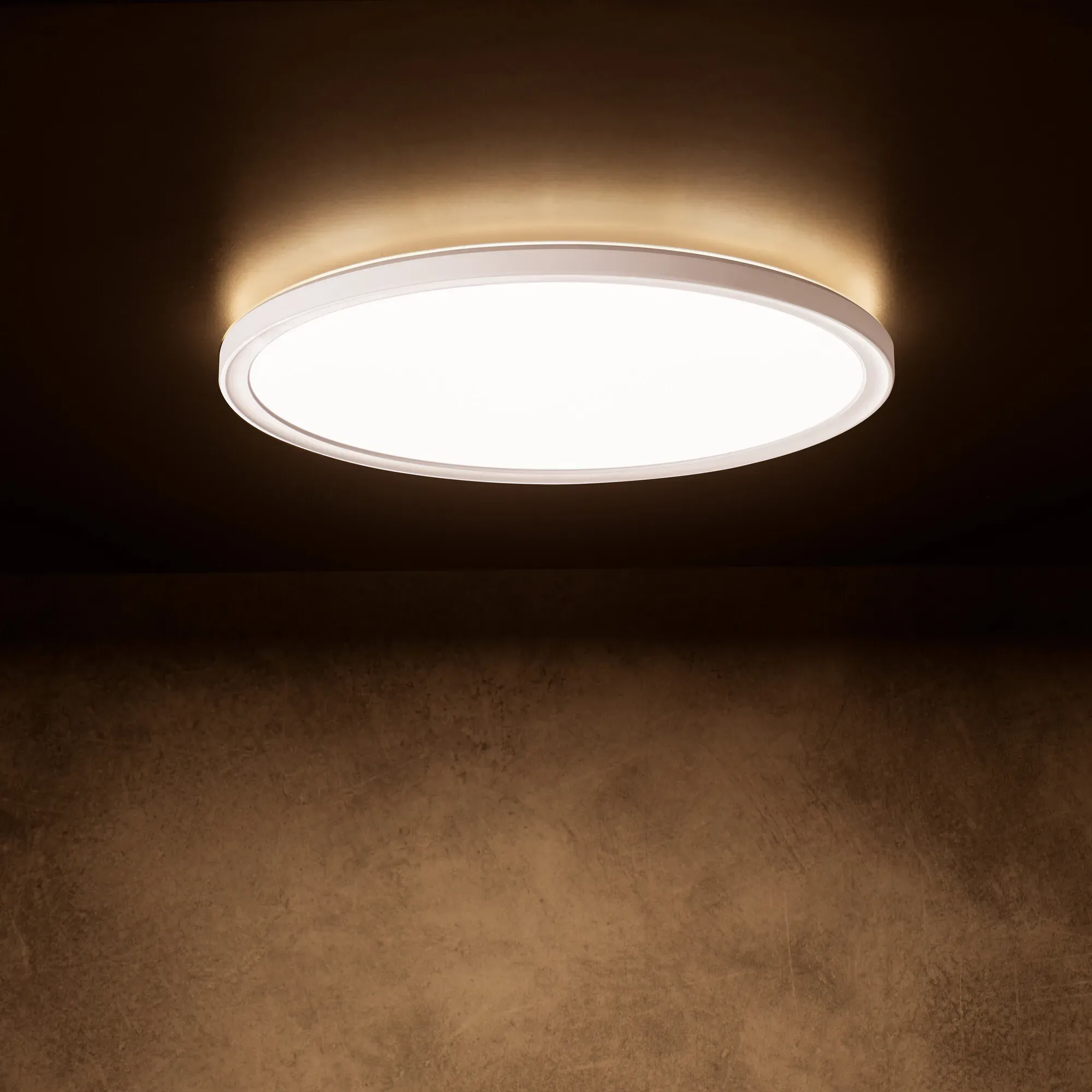 Kanlux miLEDo Deckenleuchte AZPO LED Ø 290 mm 18.5 W IP54 weiß - CCT Switch